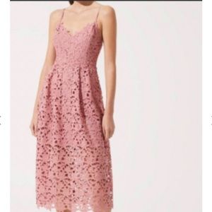 ASTR The Label Lace A-Line Midi